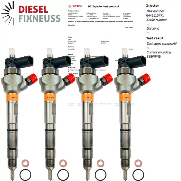 Calimoda Diesel Injector for Audi, VW, Seat, Skoda 2.0 TDI – 0445110471 04L130277AE - Image 4