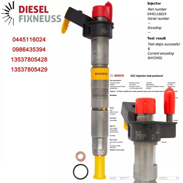 Calimoda Diesel Injector for BMW E81, E87, E88, E82, E90, E91, E92, E93 2.0 D – Bosch 0445116001 - Image 3