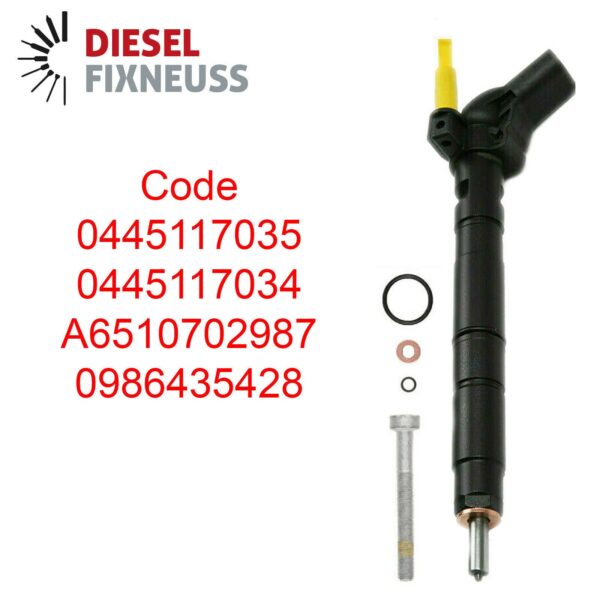Calimoda Diesel Injector for Mercedes A, C, E Class & Sprinter – 0445117035 A6510702987 - Image 3