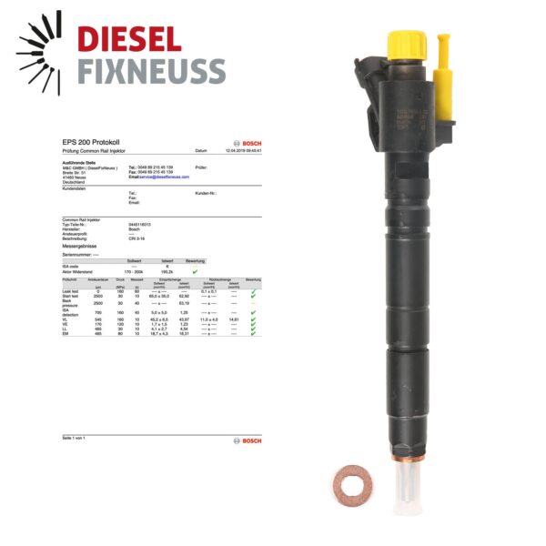 Calimoda Diesel Injector for Jaguar XF & Range Rover Discovery 4 3.0 D – Bosch 0445116013 9X2Q9K546DB - Image 2
